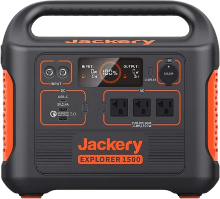Jackery, Jackery Explorer 1500 Portable Power Station 1534Wh 1800W Manufacturer RFB