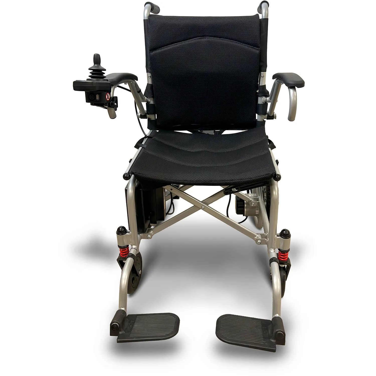 Journey, Journey Air Lightweight Folding Power Chair 24V 6Ah 150W 2.8 MPH 6 Mile Range Silver 08643 New