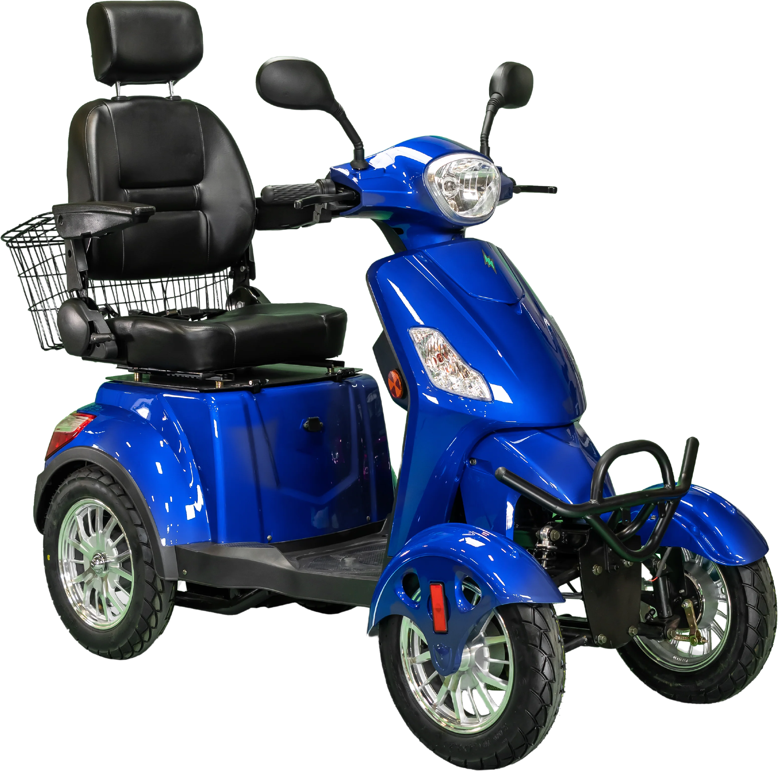 Journey, Journey Luxe Elite Mobility Scooter Electric Recreational 500W Brushless 48V 20Ah Max Speed 13 MPH Range 35 Miles Blue 08610 New