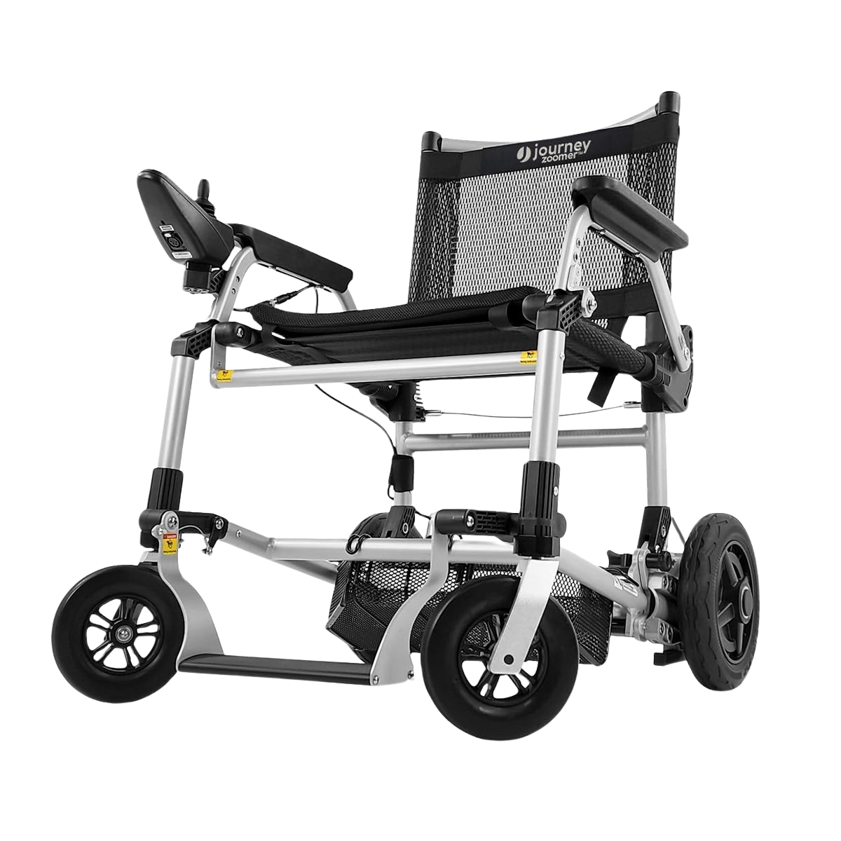 Journey, Journey Zoomer Folding Power Chair 24V 8.76Ah 220W 3.7 MPH 8 Mile Range Left or Right Hand Control 08360 New