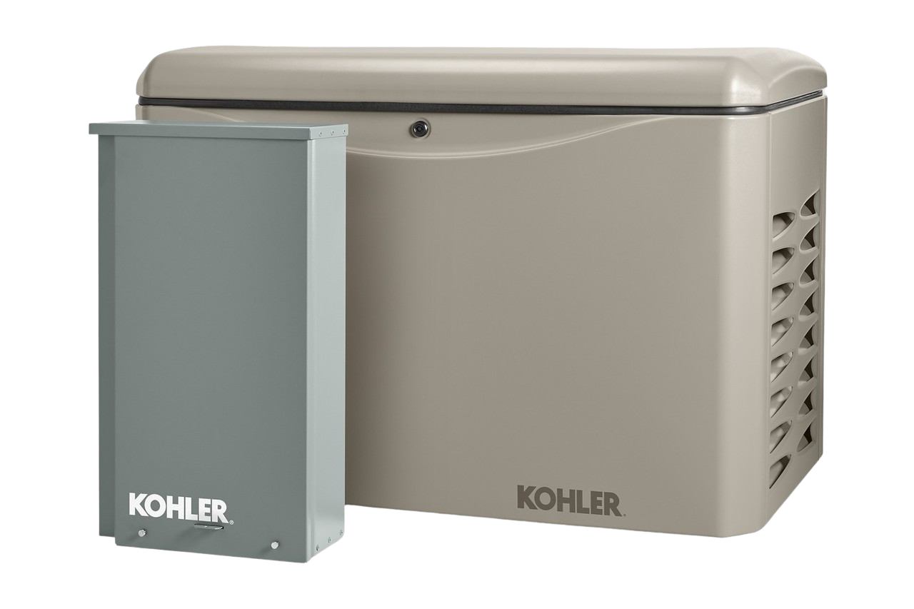 Kohler, Kohler 14RCAL-100LC16  14kW Generator with Aluminum Enclosure and 100A 16-circuit Transfer Switch New