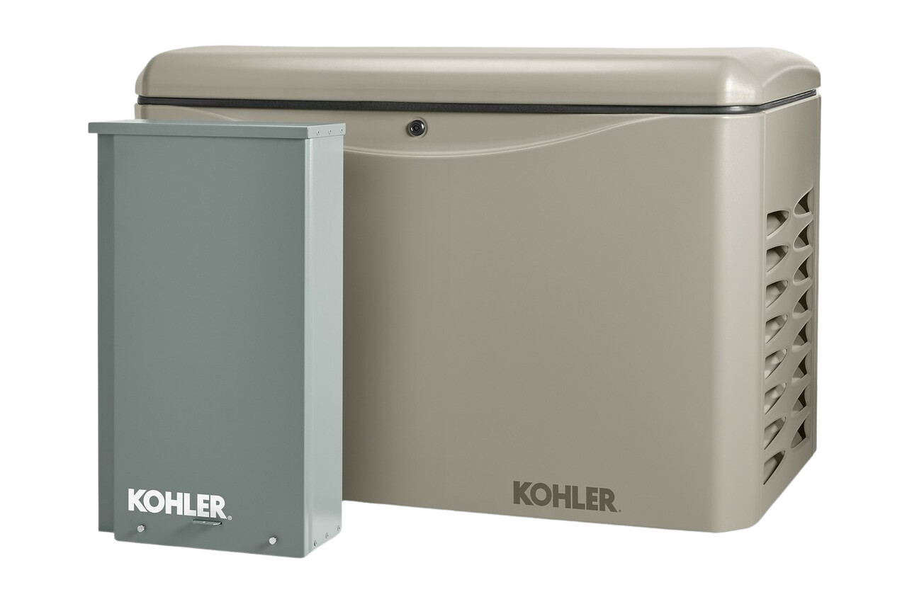 Kohler, Kohler 18RCAL-200SELS 18KW Standby Generator with 200 Amp Automatic Transfer Switch and OnCue Plus New