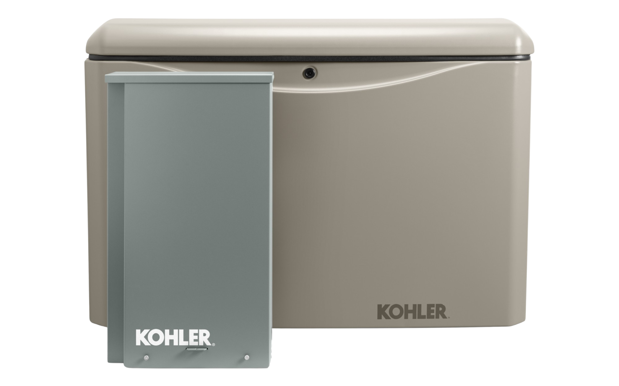 Kohler, Kohler 20RCAL-200SELS 20KW Standby Generator Air Cooled with 200 Amp Automatic Transfer Switch and OnCue Plus Switch New