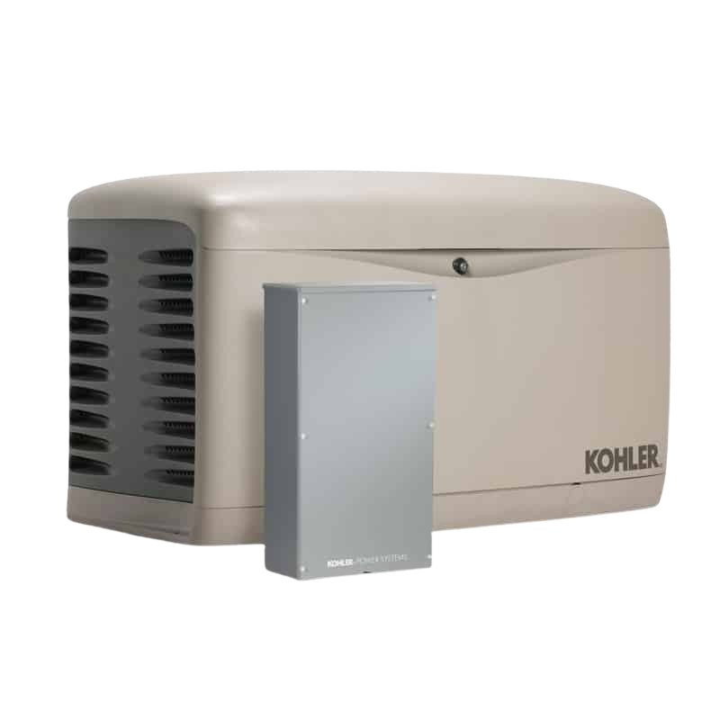 Kohler, Kohler 20RESCL-200SELS 20KW Standby Generator 200 Amp Automatic Transfer Switch with Load Shedding New