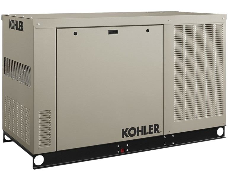 Kohler, Kohler 24RCLA-QS50 24KW 120/240V Single Phase Standby Generator with Block Heater New