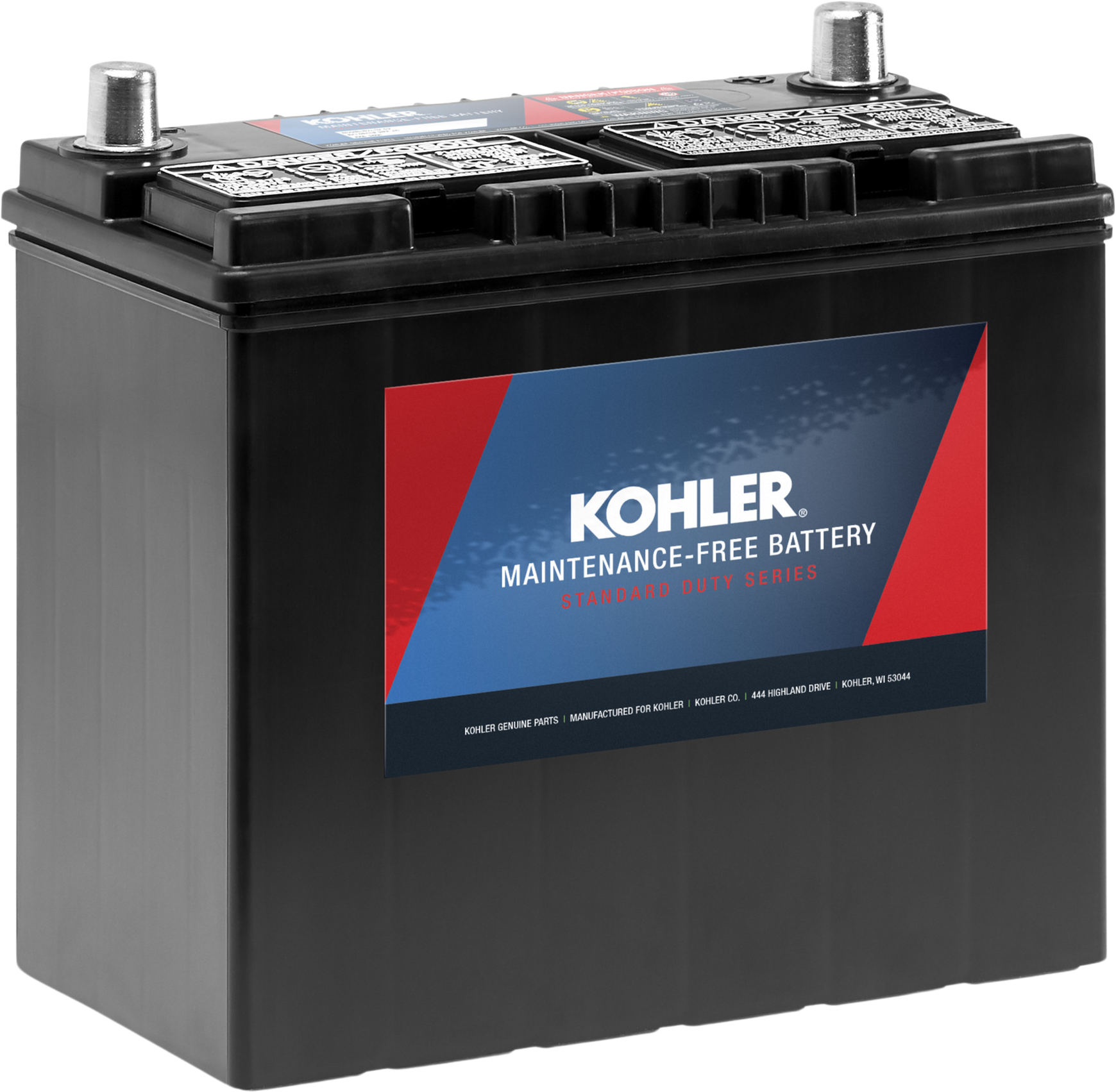 Kohler, Kohler Genuine Battery Standard Duty Series 500CCA Group 26 Wet 12V New