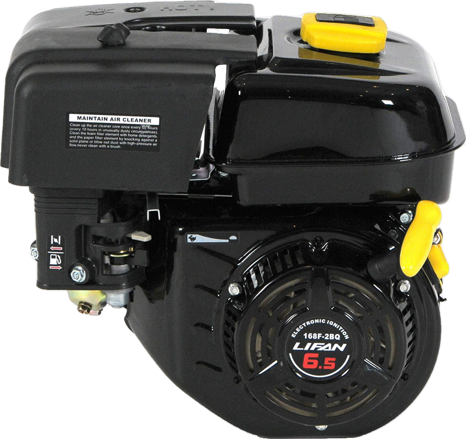 Lifan, Lifan LF168F-2BDQ 6.5 HP 196cc 4-Stroke OHV Gas Engine with Electric Start, 3 Amp Open Box (Never Used)
