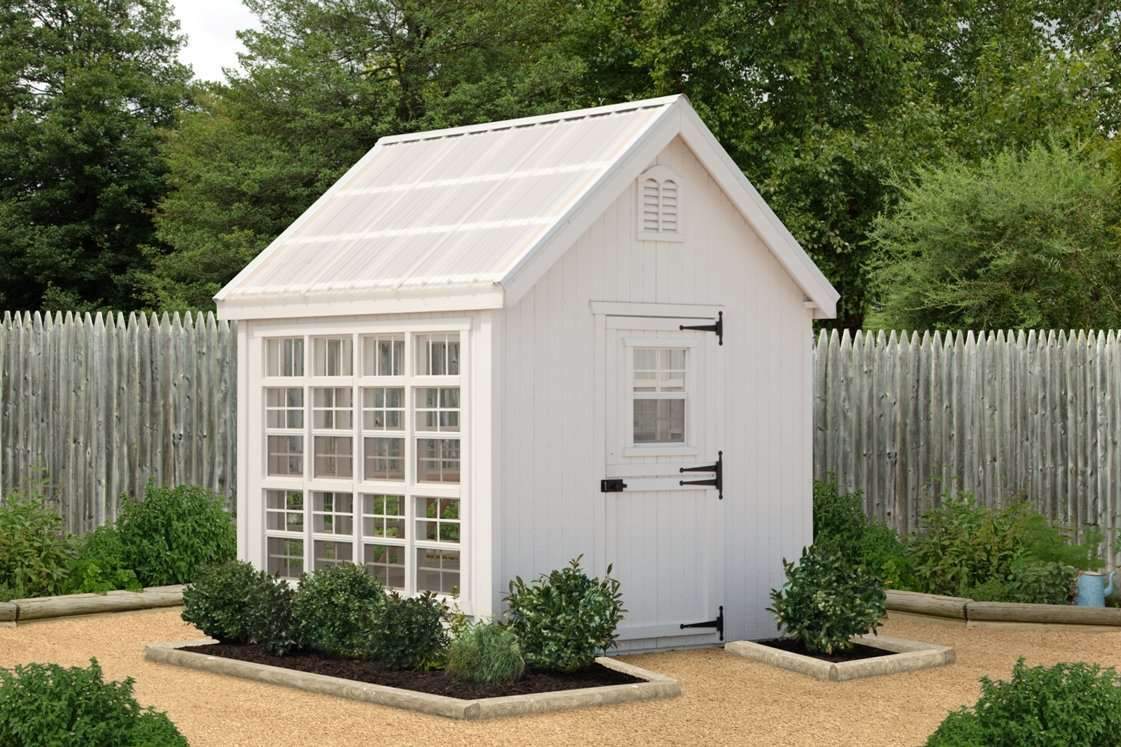 Little Cottage Company, Little Cottage Company 8 ft. x 8 ft. Colonial Gable Greenhouse DIY Kit New