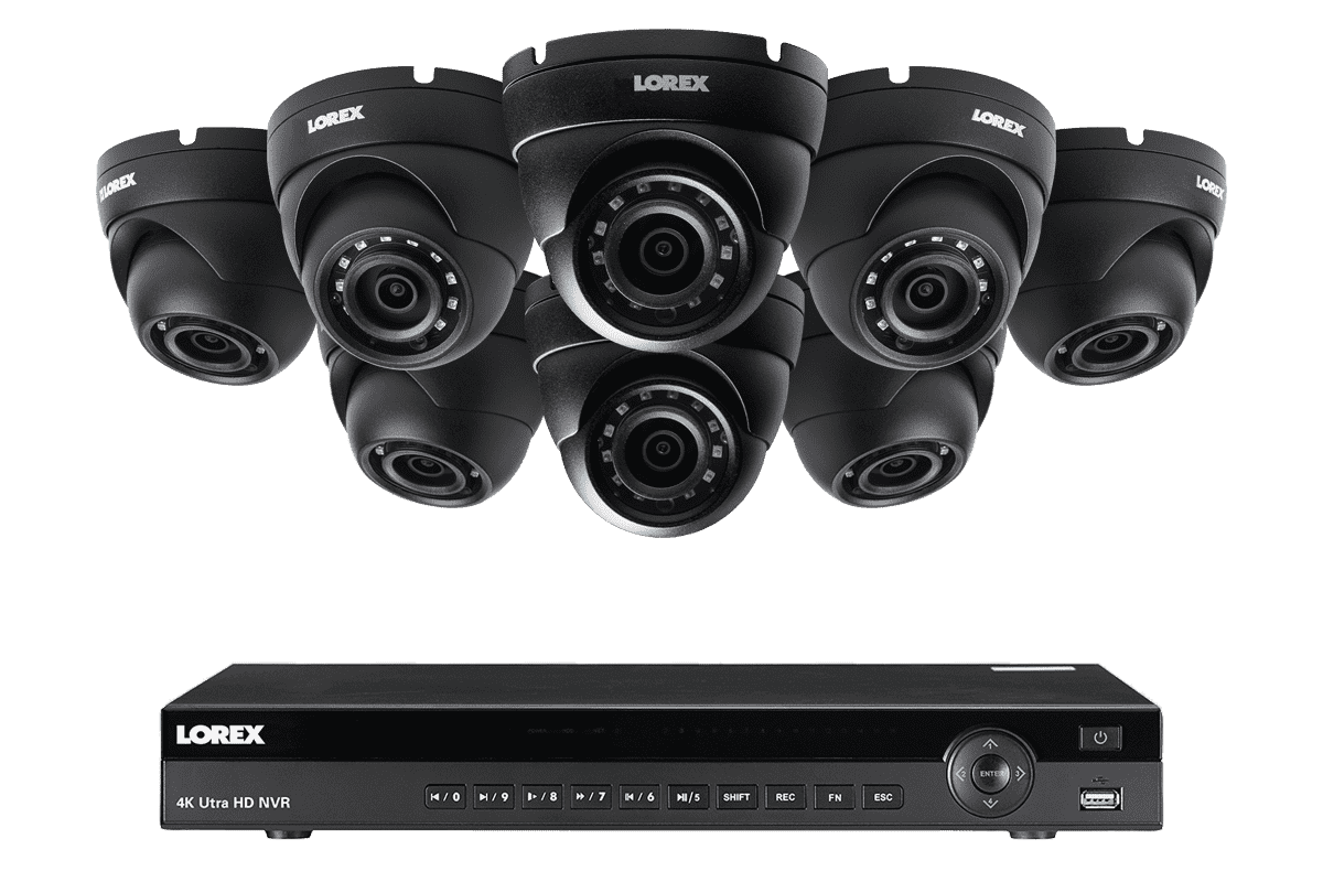 Lorex by Flir, Lorex HDIP88BW 8 Camera 8 Channel Weatherproof 2K IP Resolution Security Surveillance System New