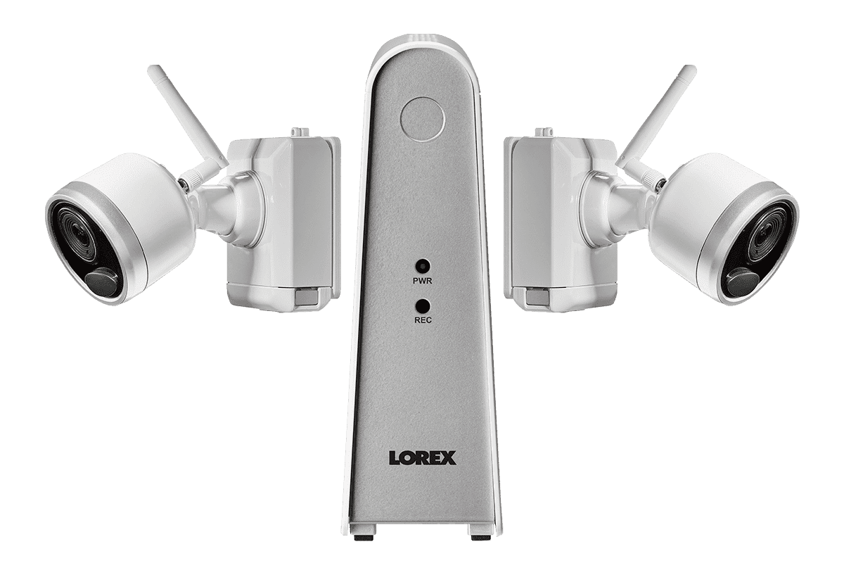 Lorex by Flir, Lorex LWF1080W-62 Wire Free Battery Powered 2 Camera 6 Channel Indoor/Outdoor Security Surveillance System New