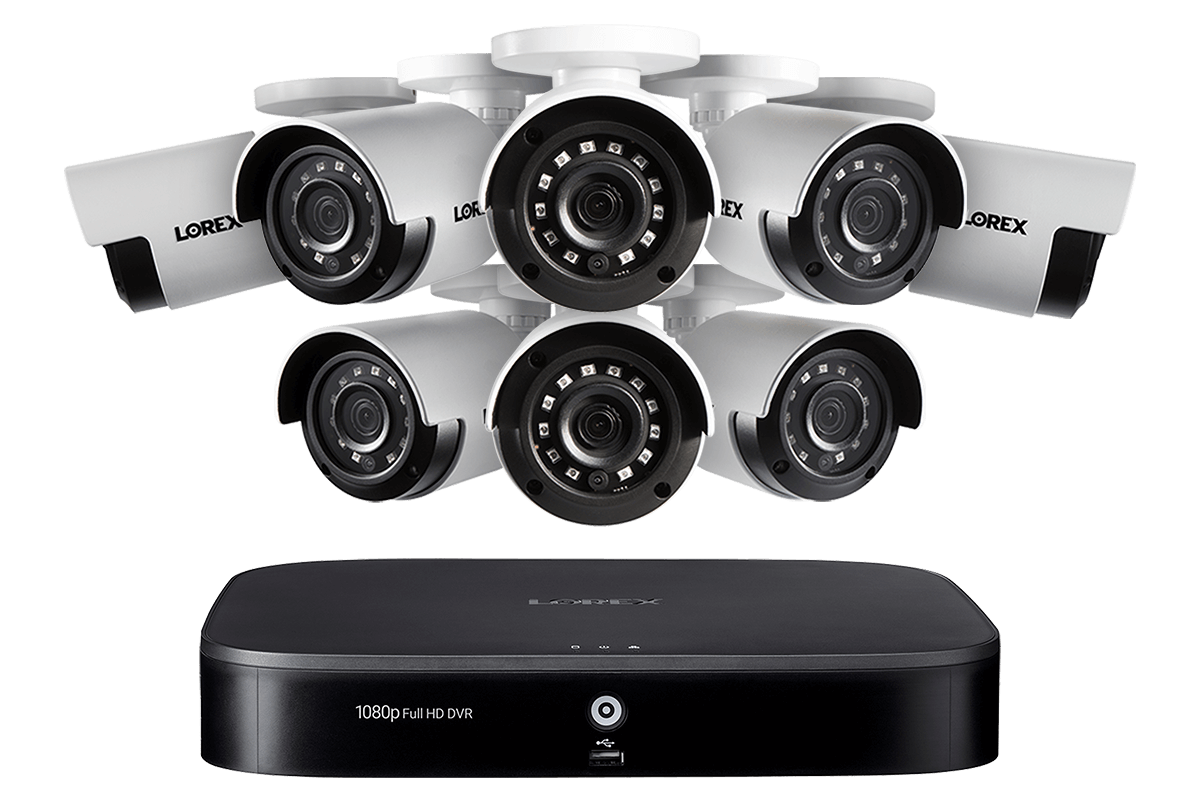 Lorex by Flir, Lorex LX1081-88 8 Camera 8 Channel 1080P 1TB IP Security Surveillance System New