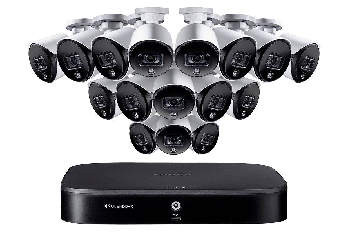 Lorex by Flir, Lorex MPX0616W 16 Camera 16 Channel Indoor/Outdoor HD 1080P DVR Surveillance Security System New
