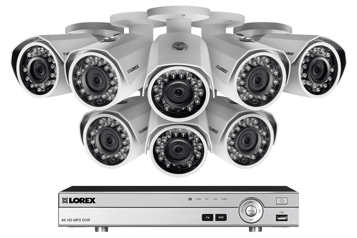Lorex by Flir, Lorex MPX168W 1080P HD Weatherproof 8 Camera 16 Channel 3 TB MPX DVR Surveillance Security System New