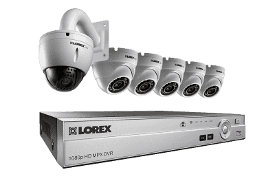 Lorex by Flir, Lorex MPX851DZW 6 Camera 8 Channel Indoor/Outdoor DVR Surveillance Security System New