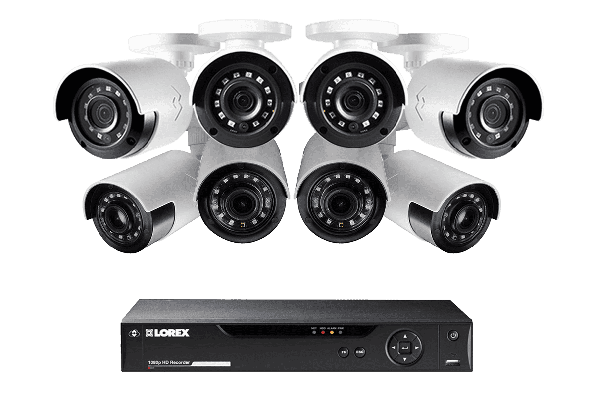 Lorex by Flir, Lorex MPX88UW HD 1080P 8 Camera 8 Channel HD DVR Surveillance Security System New