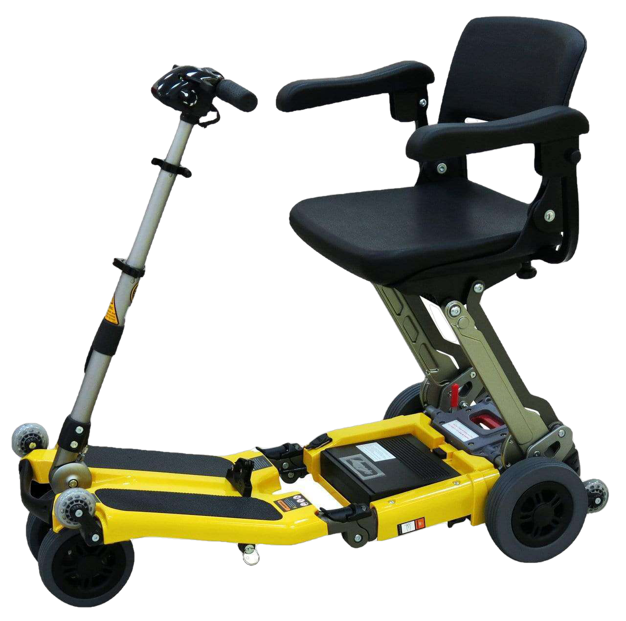Luggie, Luggie Standard Folding Travel Scooter Yellow Open Box