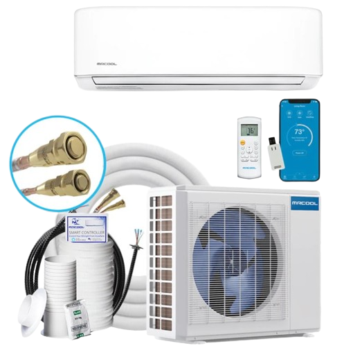 MRCOOL, MRCOOL Ductless Mini-Split Air Conditioner & Heater DIY Complete System 18K BTU 208-230V/60Hz 4th Gen New