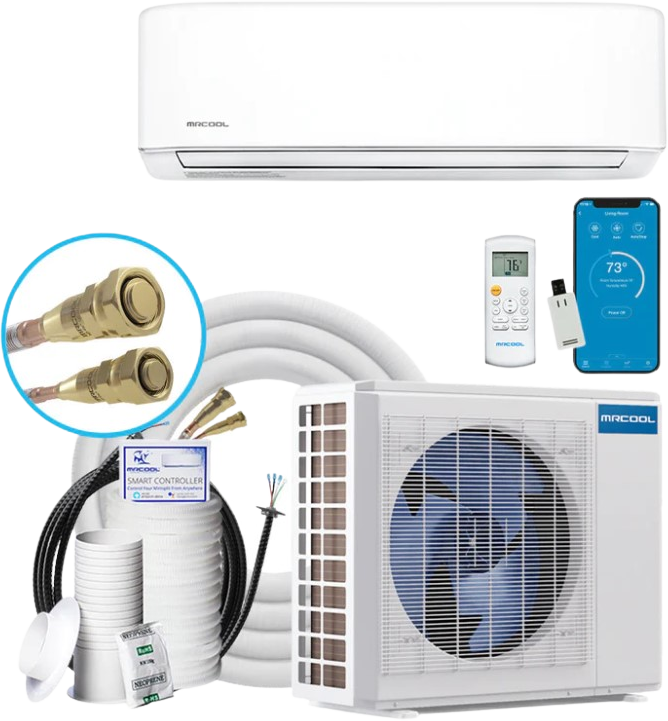 MRCOOL, MRCOOL Ductless Mini-Split Air Conditioner & Heater DIY Complete System 36K BTU 208-230V/60Hz 4th Gen New
