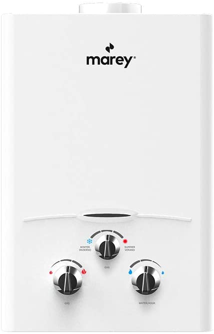 Marey, Marey GA5FNG 1.32 GPM 34,120 BTU NG Natural Gas Tankless Water Heater New