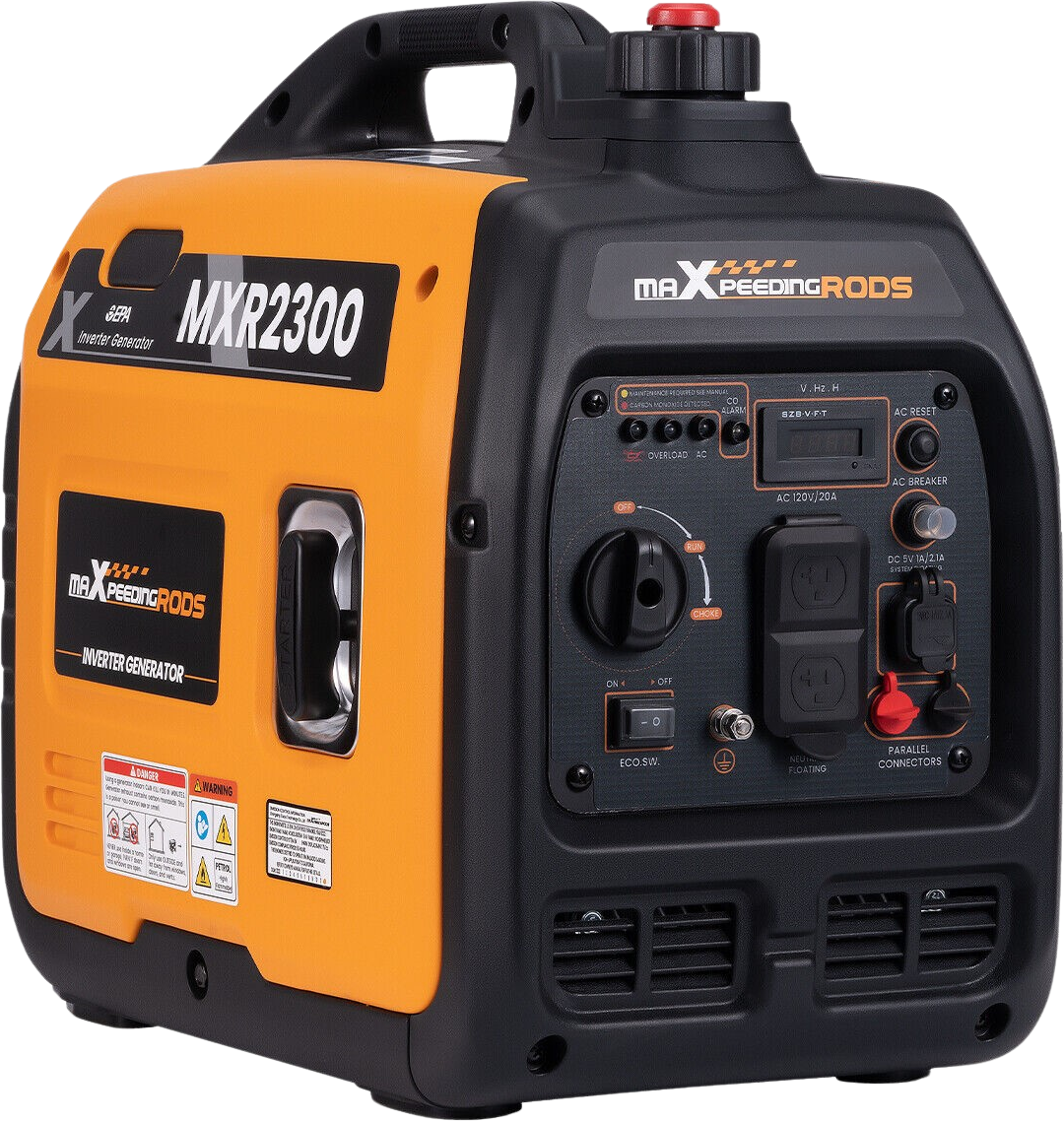 Maxpeedingrods, Maxpeedingrods MXR2300-US Inverter Generator 1800W/2300W Low THD Parallel Ready Gas New