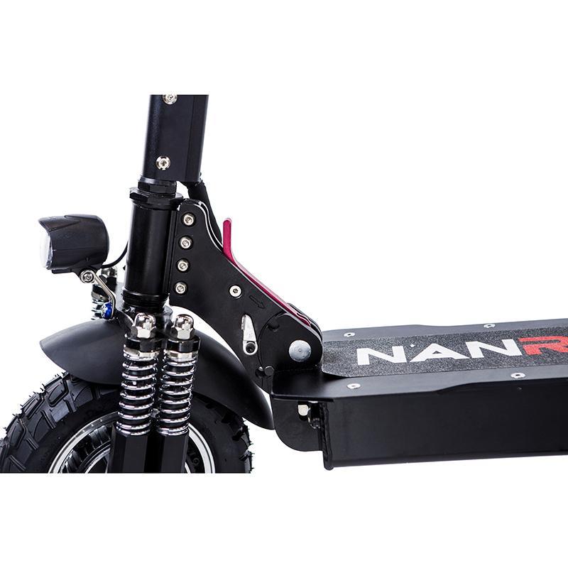 NANROBOT, NanRobot D4+2.0 Foldable Lightweight 10" Tires 2000W 23.4ah 52V 28+ MPH Electric Scooter Black New