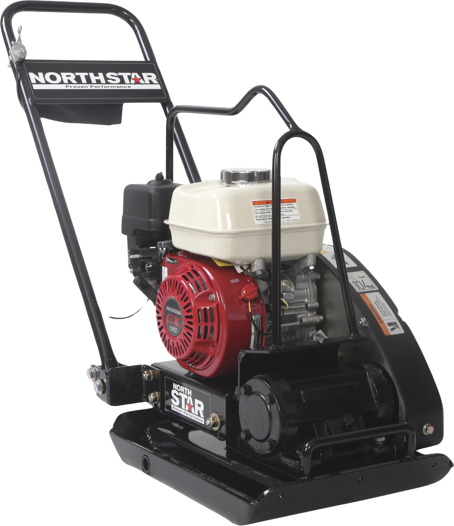 NorthStar, NorthStar 49159 Close Quarters Plate Compactor Honda GX160 5.5HP Compaction Force of 2270 lbs New