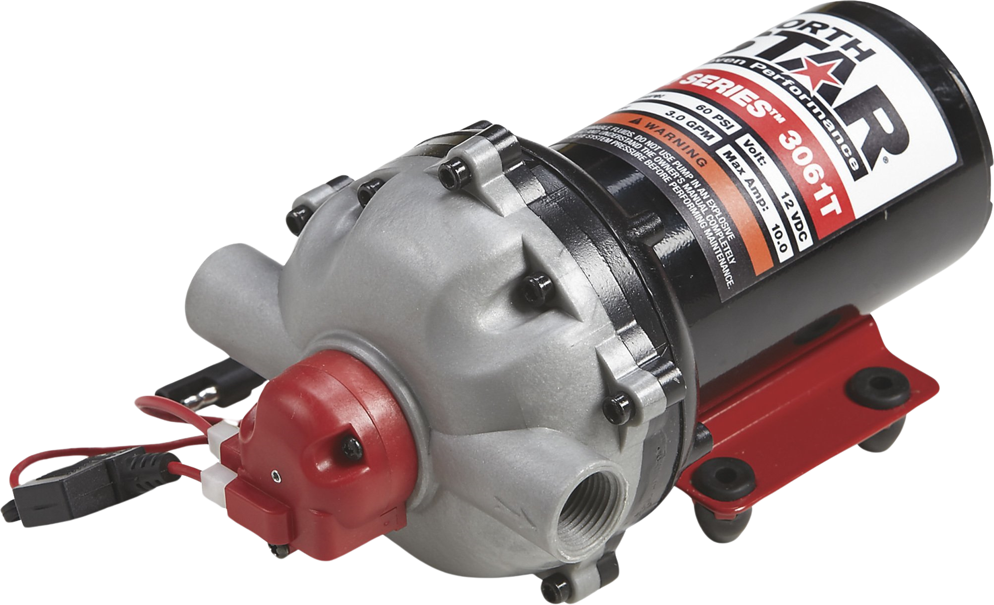 NorthStar, NorthStar NSQ Series Sprayer Diaphragm Pump On Demand 12V 60 PSI 3.0 GPM 2683061 New