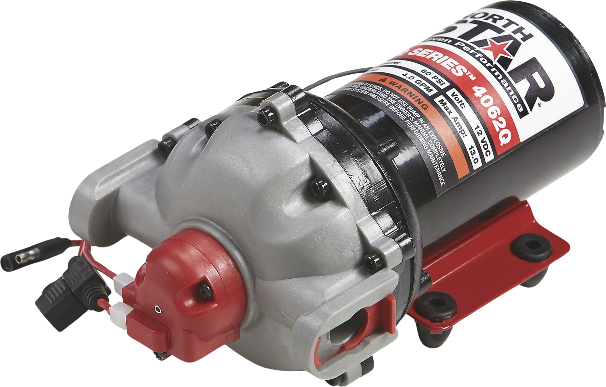 NorthStar, NorthStar NSQ Series Sprayer Diaphragm Pump On Demand 12V 60 PSI 4.0 GPM 2684062 New
