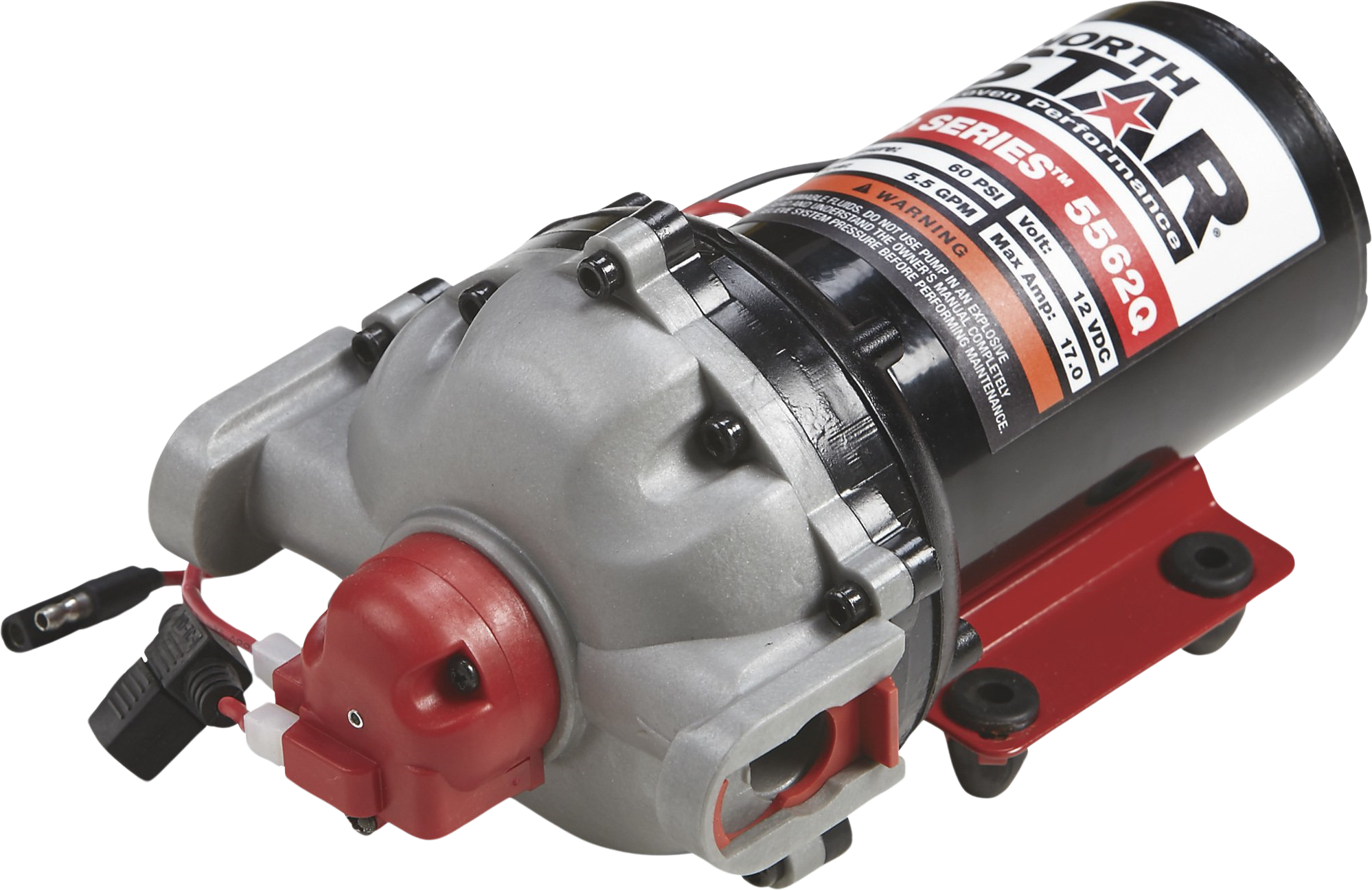 NorthStar, NorthStar NSQ Series Sprayer Diaphragm Pump On Demand 12V 60 PSI 5.5 GPM 2685562 New