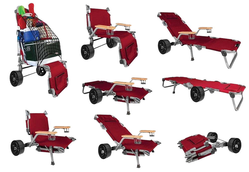 OME Gear, OME Gear Wanderr 5-in-1 Transforming Outdoor Recreational Cart Chair New