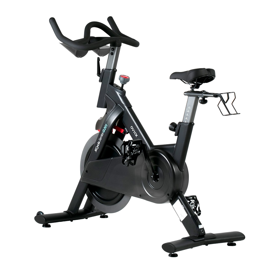 OVICX, OVICX OS-EBIKE-Q201 Stationary Exercise Bike With Bluetooth Connectivity New