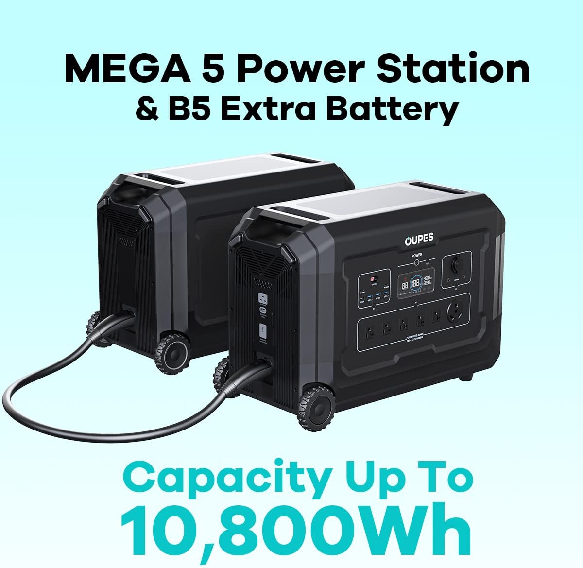 Oupes, Oupes B5 Battery Portable Power Station 5040Wh 4000W S5-BAT New