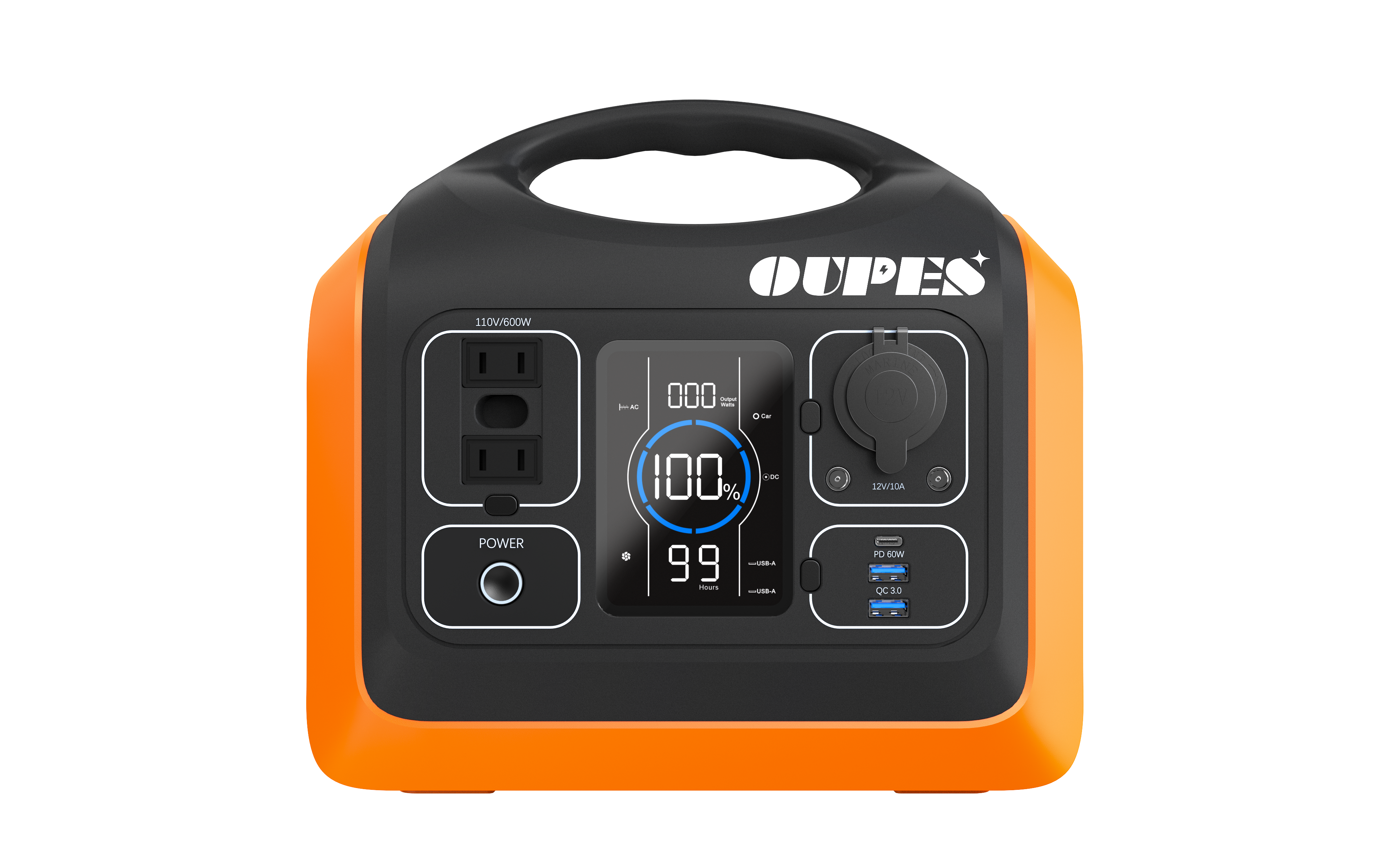 Oupes, Oupes SP-UPP-600J Portable Power Station 595Wh 600W New