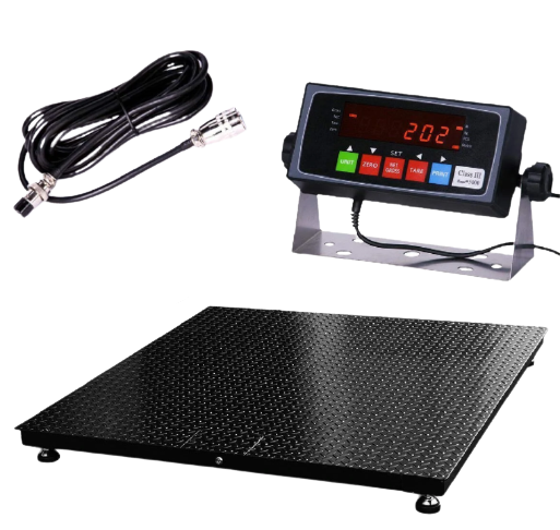 PEC Scales, PEC Scales NTEP Certified Legal for Trade Floor Heavy Duty Industrial Pallet Scale with Indicator New