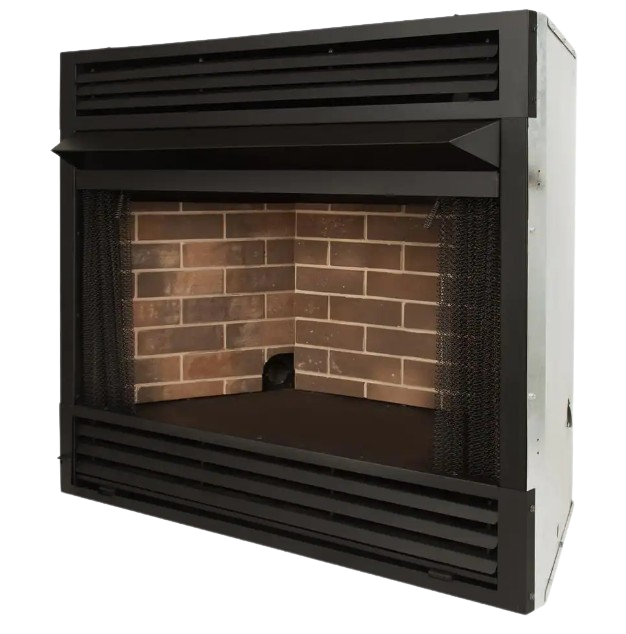 Pleasant Hearth, Pleasant Hearth Universal Circulating Zero Clearance 32 in. Ventless Dual Fuel Fireplace Insert New