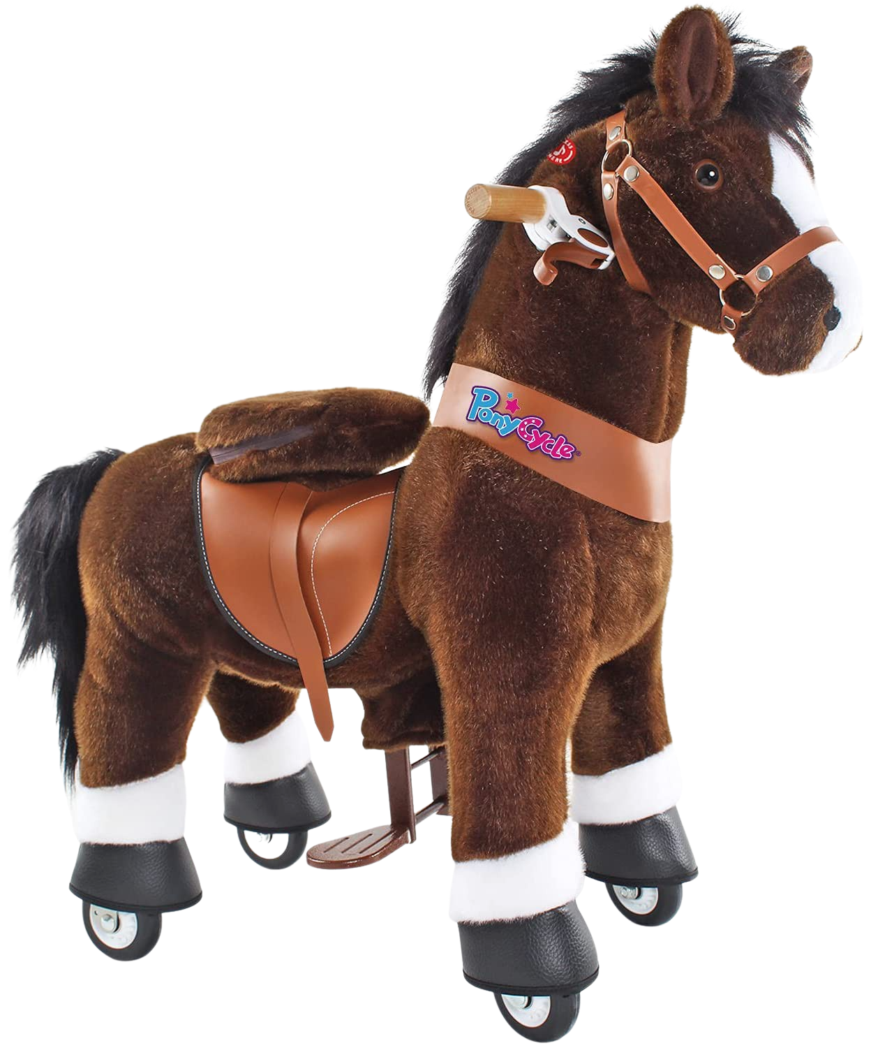PonyCycle, PonyCycle Ux321 Ride On Horse Chocolate Small New