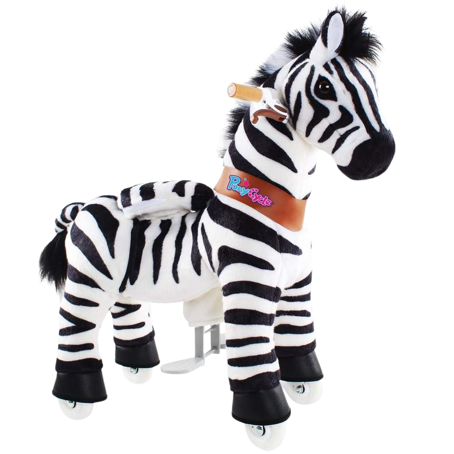 PonyCycle, PonyCycle Ux468 Ride On Zebra Black and White Medium New