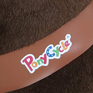 PonyCycle U Series Dark Brown Horse High-Grade Plush