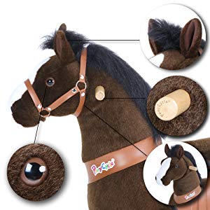 PonyCycle Dark Brown Horse Detail
