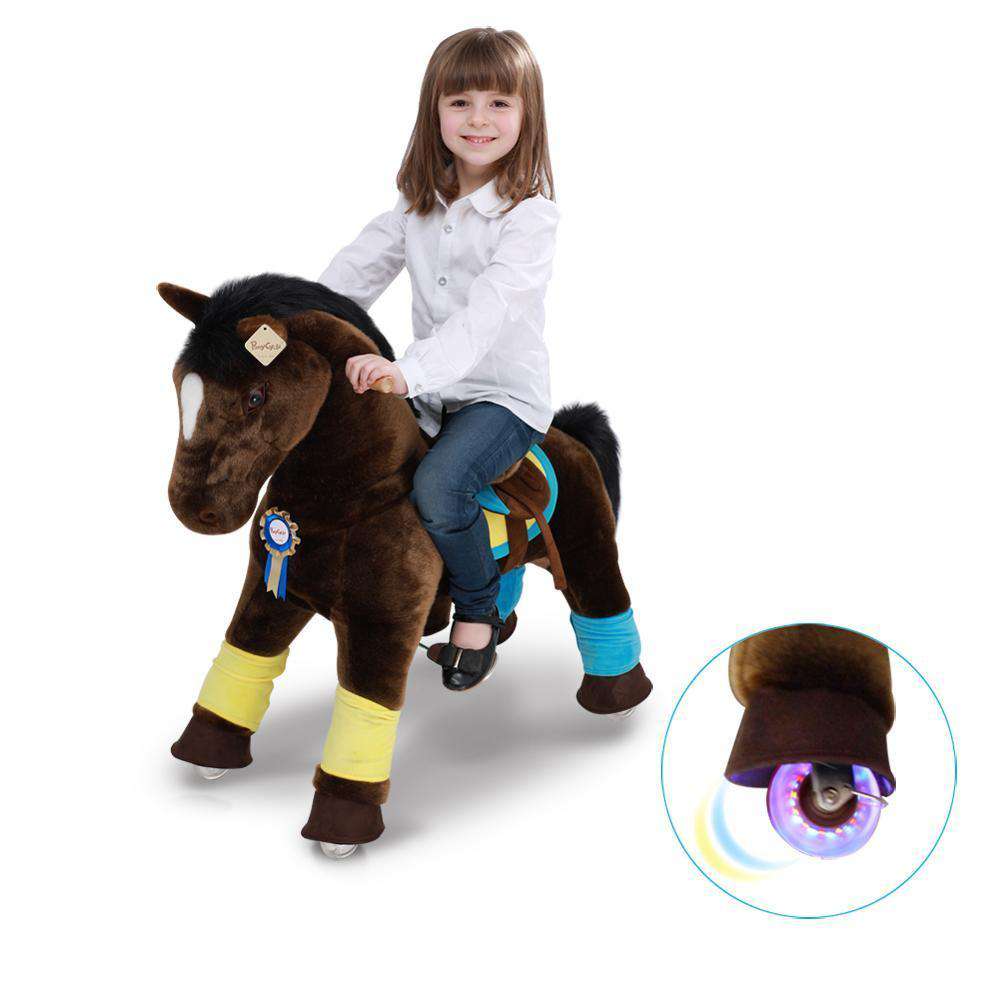 PonyCycle, PonyCycle Vroom Rider X K Series VR-K45 Ride-On Dark Brown Horse Large New