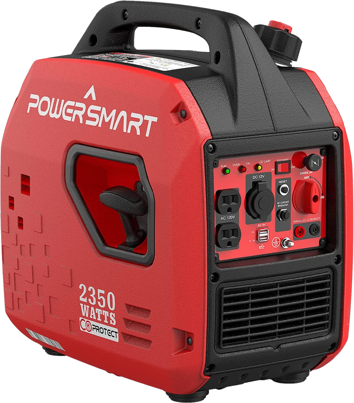 Powersmart, Powersmart PS5025CO Inverter Generator 1900/2350W Gas 4 Stroke Recoil Start New