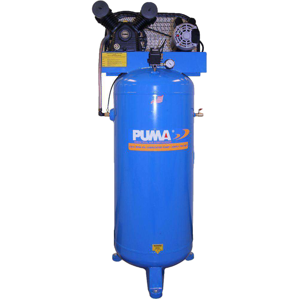 Puma, Puma PK-6060V 60 Gallon 3 HP Single Stage Belt Drive Air Compressor Manufacturer RFB