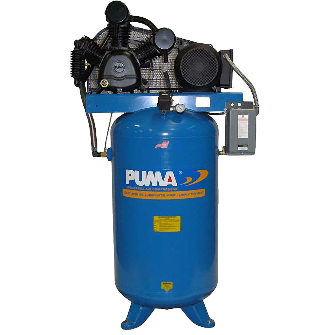 Puma, Puma TUE-7580VM 80 Gallon 7.5 HP Two Stage Air Compressor New