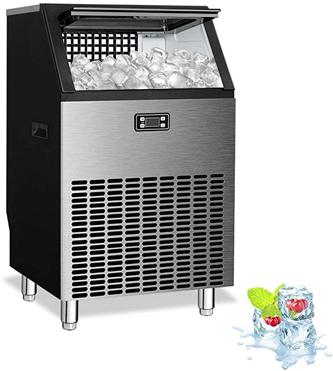 RW FLAME, RW Flame Z120C 48 Pound Capacity Freestanding Commercial Ice Maker Machine New