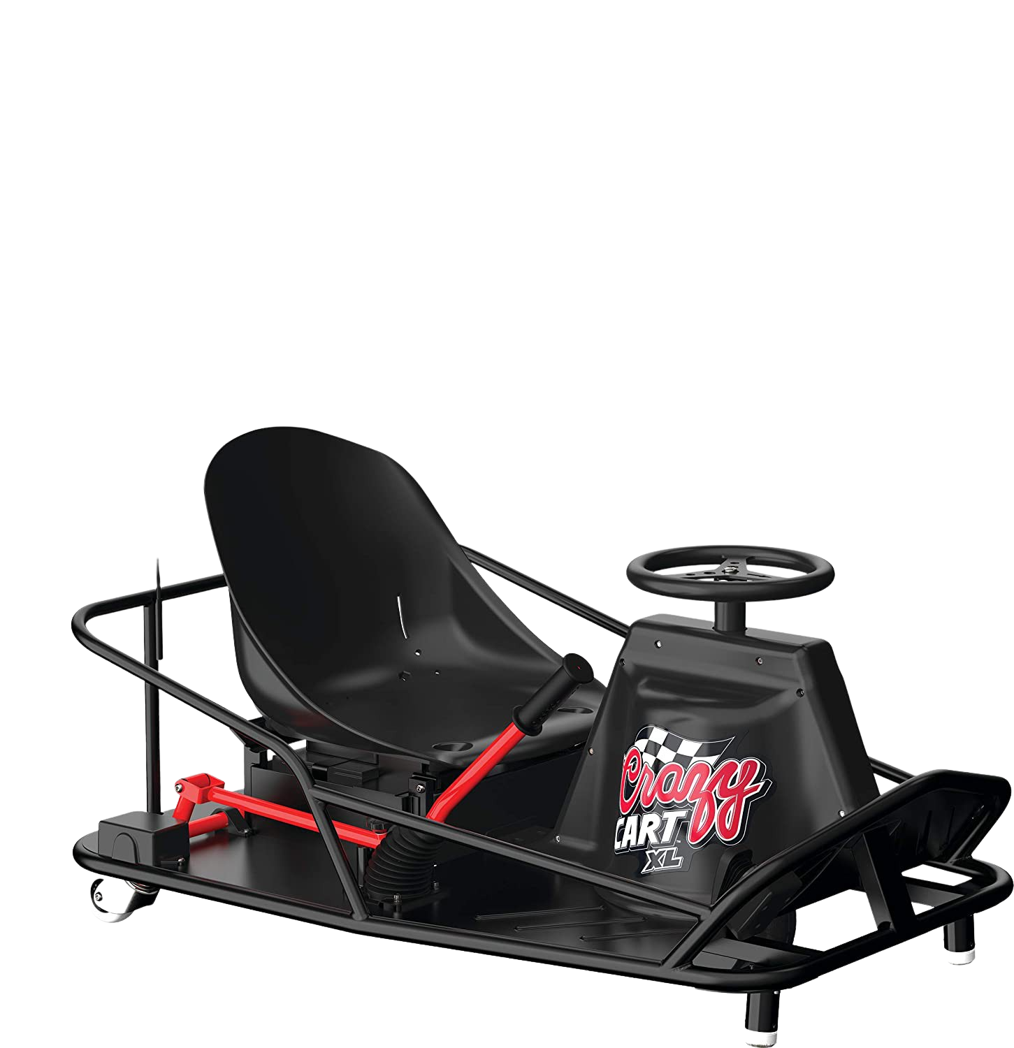 Razor, Razor Crazy Cart XL Up To 40 Minute Run Time 14 MPH Electric Drifting Go Kart Black New