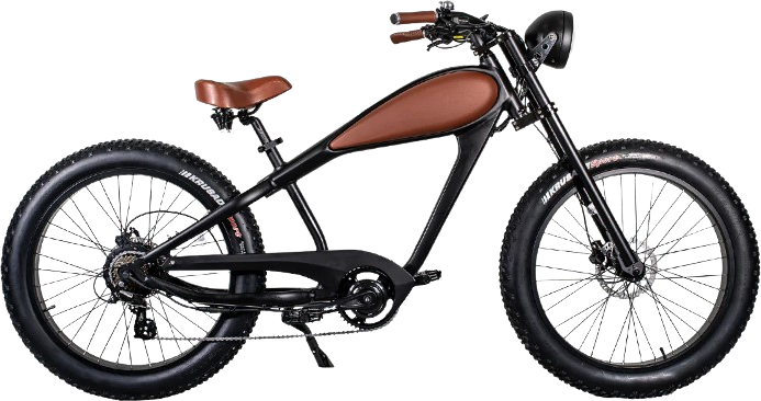 Revi Bikes, Revi Bikes Cheetah Cafe Racer E-Bike 48V 17.5Ah and 13Ah Models 750W 28 MPH New