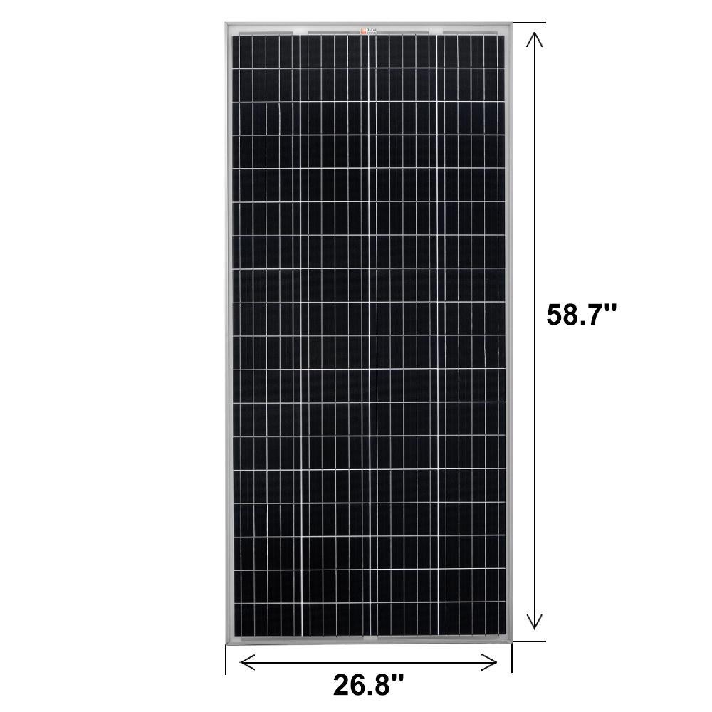 Rich Solar, Rich Solar RS-M200D 200 Watt 24 Volt Solar Panel New