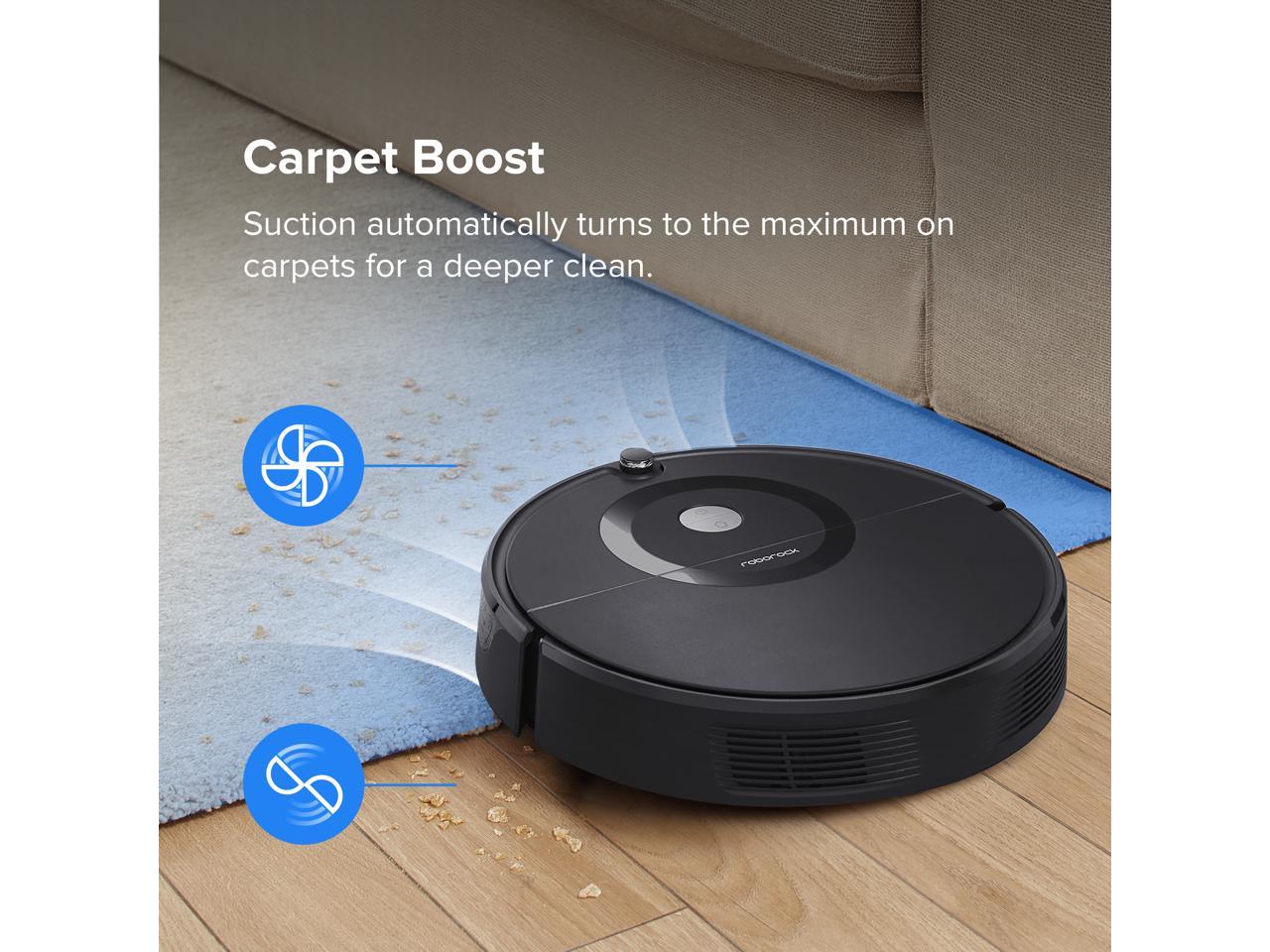 Roborock, Roborock E5 Self Charging Vacuum and Mop Cleaner with Alexa and Google Assistant Black New