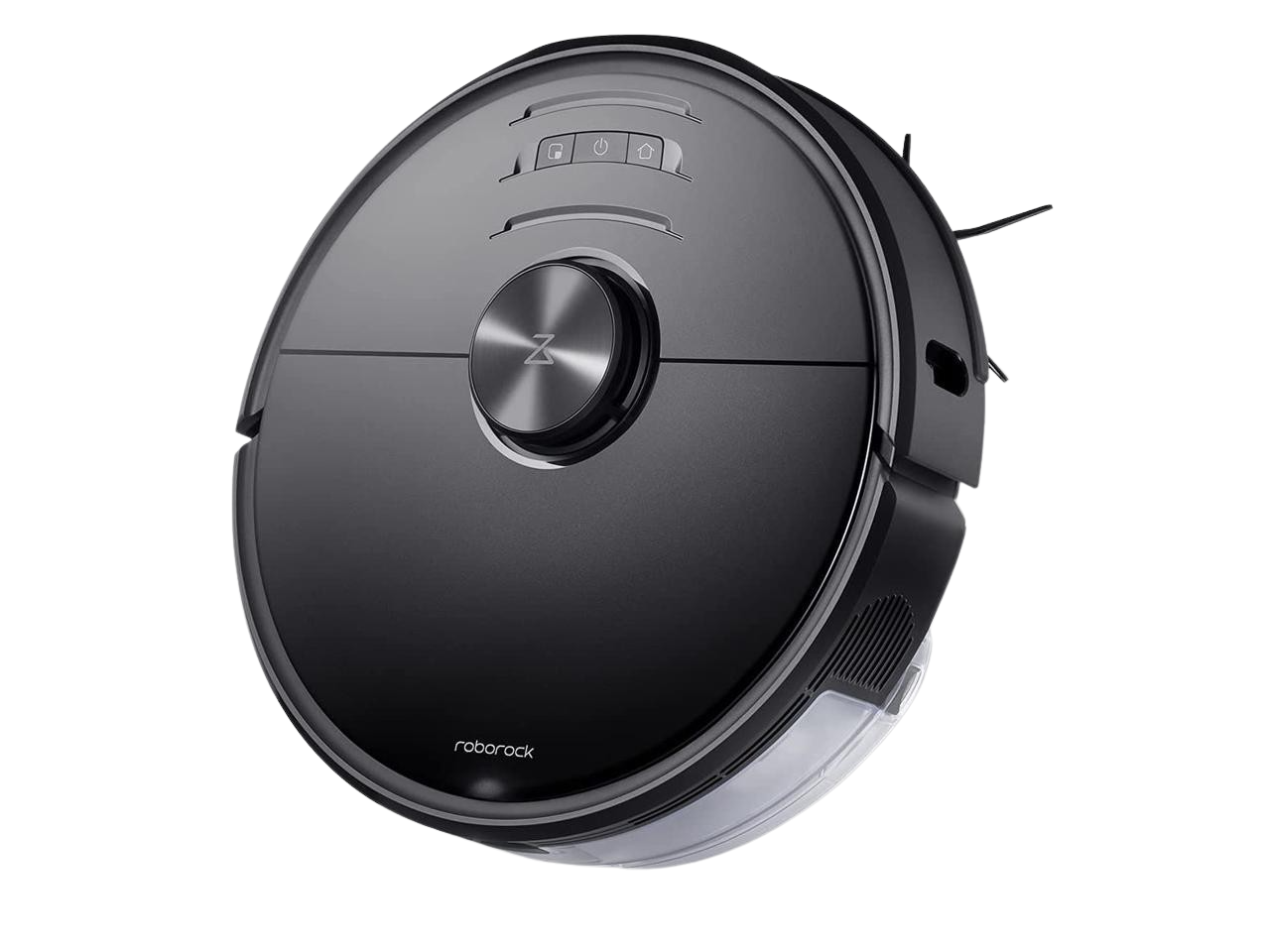 Roborock, Roborock S6 MaxV Robot Vacuum Cleaner with ReactiveAI and Intelligent Mopping with Alexa and Google Assistant Black New