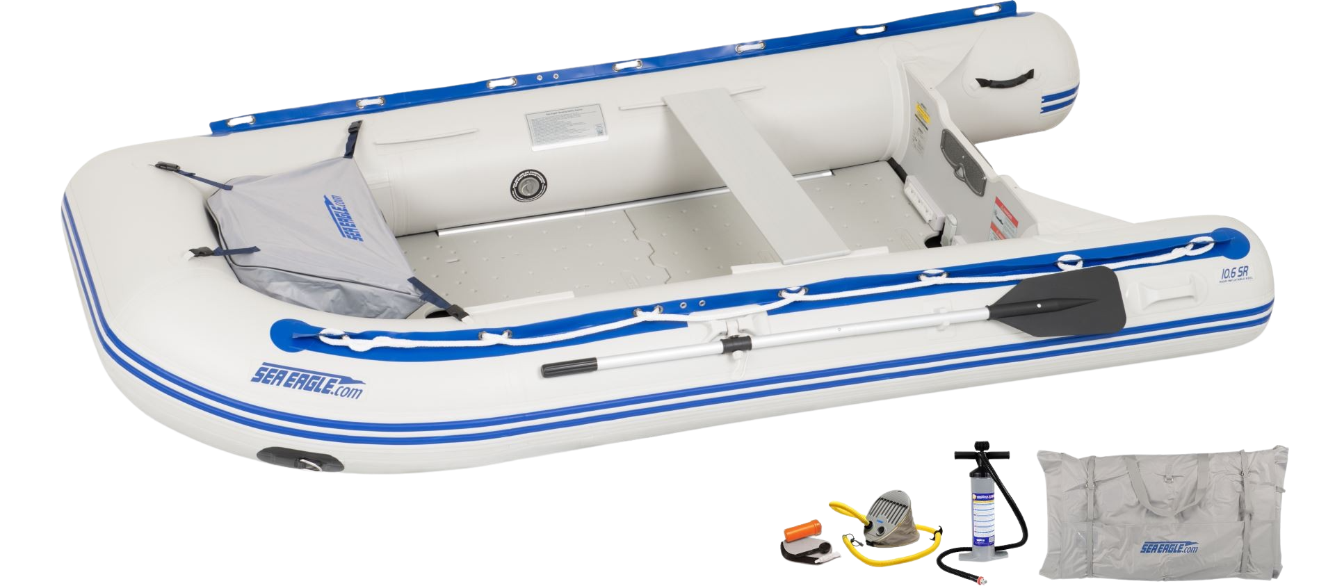 Sea Eagle, Sea Eagle 106SRK_D 10'6" Sport Runabout Inflatable Boat Deluxe Package New